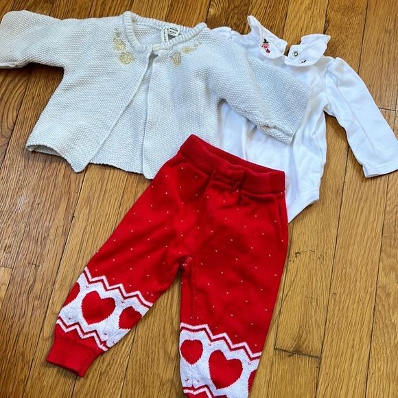 Janie & Jack Valentine’s Day Outfit - Picture 1 of 7